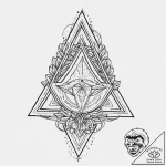 Triad (symbol), tattoo flash sheet design, mi… – tattoo sketch (№1753663656_0, 28.07.2025 00:47) — tattoovalue.net