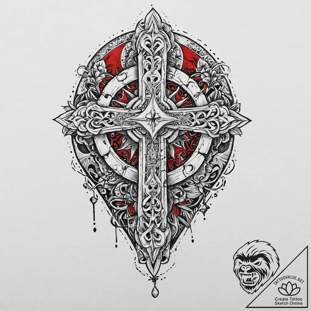 Ivory relic sealed with sigils, tattoo sketch... - tattoo sketch (№1753665987_0, 28.07.2025 01:26) — tattoovalue.net