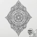 U, tattoo sketch design, highly detailed, int… – tattoo sketch (№1753667404_0, 28.07.2025 01:50) — tattoovalue.net