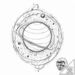 Jupiter (planet), tattoo flash sheet design,… – tattoo sketch (№1753669224_0, 28.07.2025 02:20) — tattoovalue.net