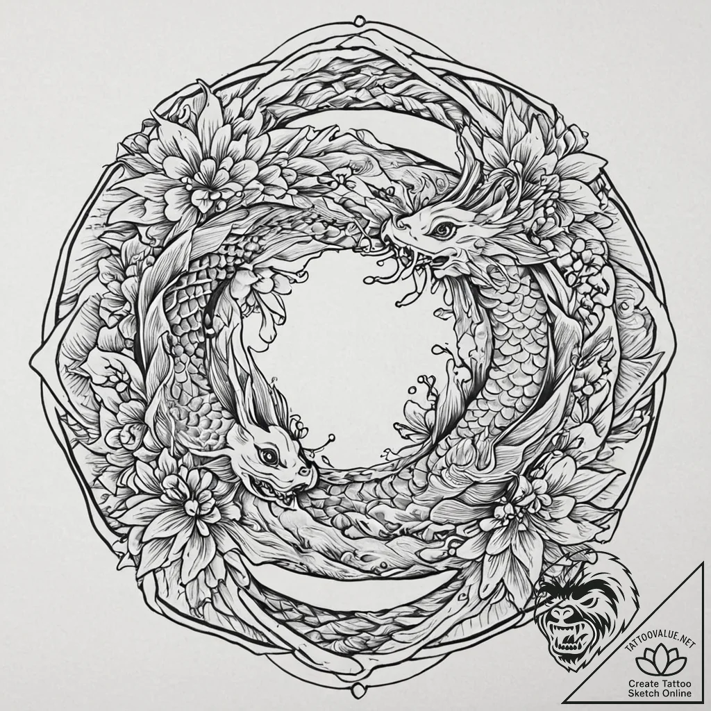 A detailed bamboo mat, woven,, ink illustrati... - tattoo sketch (№1753671565_0, 28.07.2025 02:59) — tattoovalue.net
