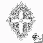 Frosted helm crowned with ivy, tattoo flash s… – tattoo sketch (№1753671765_0, 28.07.2025 03:02) — tattoovalue.net
