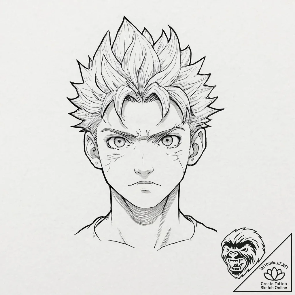 Gojo satoru's eyes from jujutsu kaisen, tatto... - tattoo sketch (№1753676911_0, 28.07.2025 04:28) — tattoovalue.net