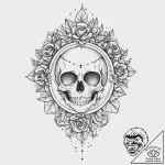 Eclipse blade forming through mist, tattoo li… – tattoo sketch (№1753681321_0, 28.07.2025 05:42) — tattoovalue.net