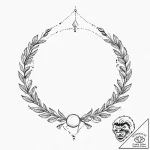 Artemis’s bow made from a crescent moon, with… – tattoo sketch (№1753682532_0, 28.07.2025 06:02) — tattoovalue.net