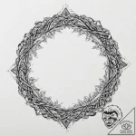Kaleidoscope serpent twisting through void, c… – tattoo sketch (№1753685696_0, 28.07.2025 06:54) — tattoovalue.net