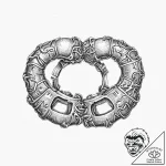 Brass knuckles – tattoo sketch (№1753699327_0, 28.07.2025 10:42) — tattoovalue.net