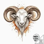 A powerful battering ram, historical,, concep… – tattoo sketch (№1753701073_0, 28.07.2025 11:11) — tattoovalue.net