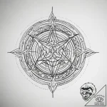 Tattoo design capricorn’s glyph, sturdy and s… – tattoo sketch (№1753713590_0, 28.07.2025 14:39) — tattoovalue.net