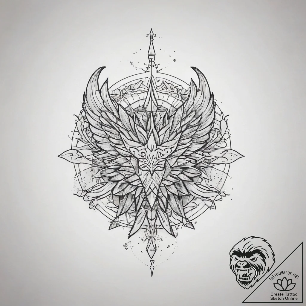 р“сђсѓрїрїр° 2: р—р°с‰рёс‚р° рё р”рѕр»рі (pro... - tattoo sketch (№1753714371_0, 28.07.2025 14:52) — tattoovalue.net