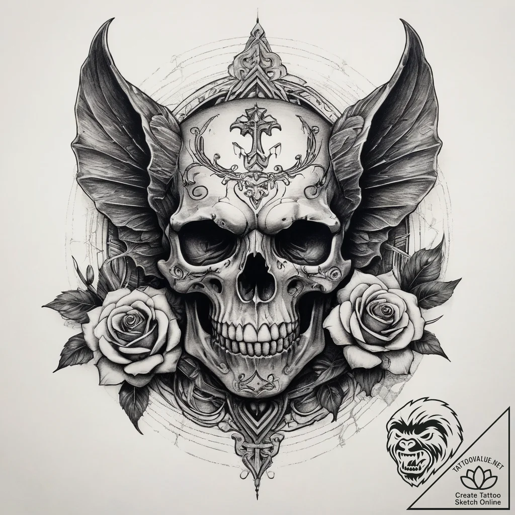 Gargoyle on a ledge (is there, but can be a c... - tattoo sketch (№1753715342_0, 28.07.2025 15:09) — tattoovalue.net