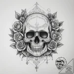Monomakh’s cap, tattoo sketch design, soft wh… – tattoo sketch (№1753716930_0, 28.07.2025 15:35) — tattoovalue.net