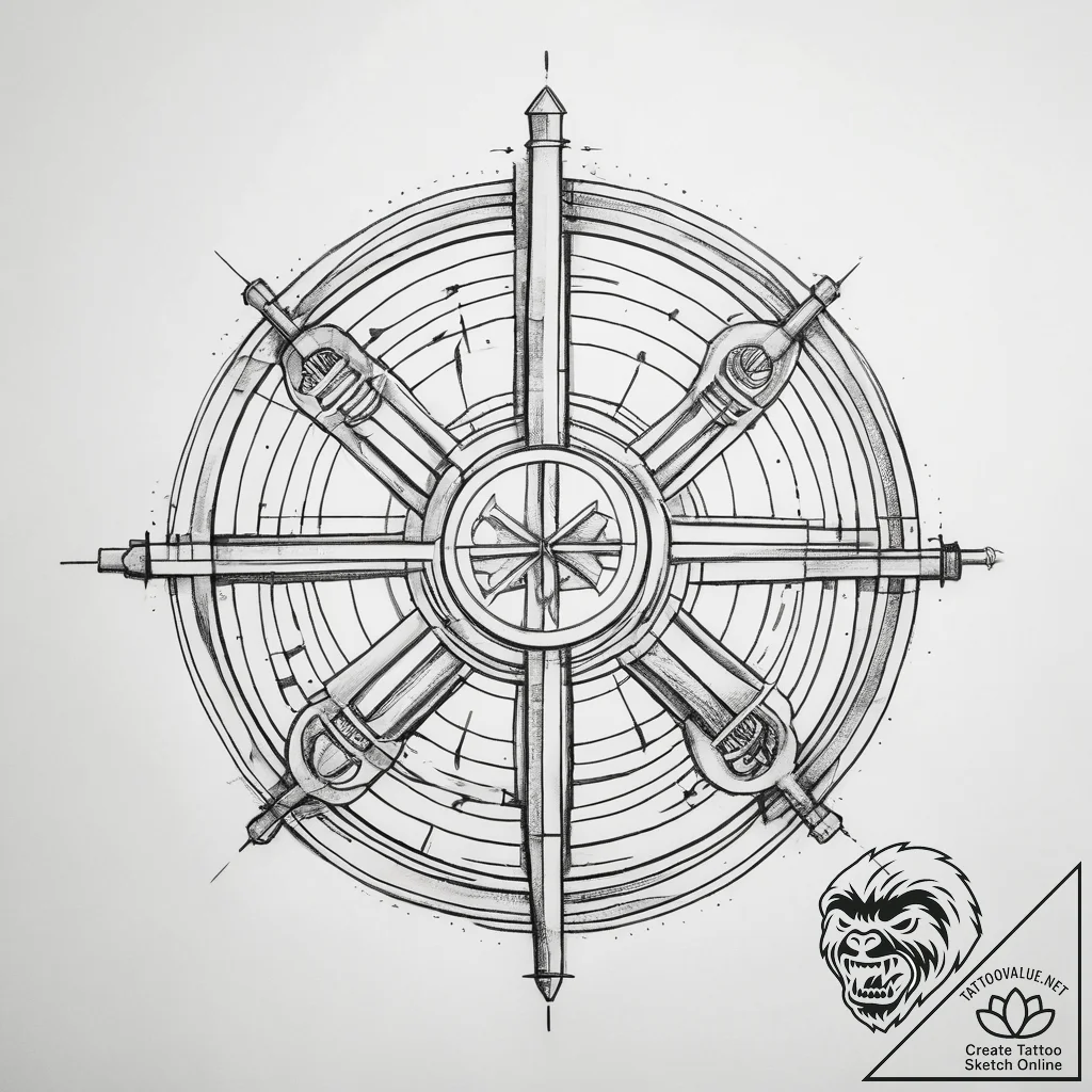 Tattoo sketch a network of strong, interconne... - tattoo sketch (№1753717920_0, 28.07.2025 15:52) — tattoovalue.net