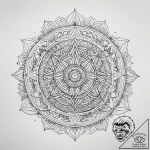 Tattoo design an abstract “light beam” connec… – tattoo sketch (№1753739165_0, 28.07.2025 21:46) — tattoovalue.net
