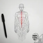 Tattoo sketch a person’s silhouette merging w… – tattoo sketch (№1753741121_0, 28.07.2025 22:18) — tattoovalue.net