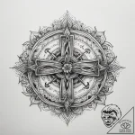 Tattoo design a minimalist cross or star of l… – tattoo sketch (№1753742683_0, 28.07.2025 22:44) — tattoovalue.net