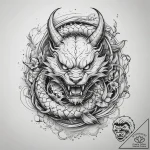 Tattoo sketch a single, strong strand of barb… – tattoo sketch (№1753744648_0, 28.07.2025 23:17) — tattoovalue.net