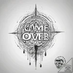 Tattoo design a glowing ‘game over’ screen me… – tattoo sketch (№1753746430_0, 28.07.2025 23:47) — tattoovalue.net