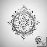 Tattoo design an abstract “aura” surrounding… – tattoo sketch (№1753747409_0, 29.07.2025 00:03) — tattoovalue.net