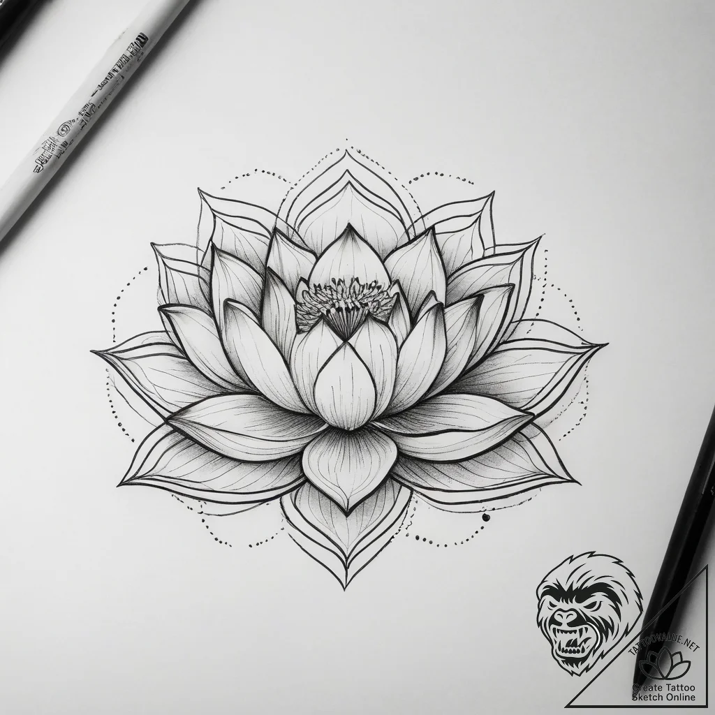 The unalome symbol (is there, but can be comb... - tattoo sketch (№1753751899_0, 29.07.2025 01:18) — tattoovalue.net