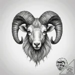 Tattoo sketch a hyperrealistic aries ram’s he… – tattoo sketch (№1753754837_0, 29.07.2025 02:07) — tattoovalue.net