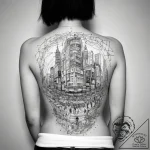 The organized chaos of shibuya crossing in to… – tattoo sketch (№1753755228_0, 29.07.2025 02:13) — tattoovalue.net