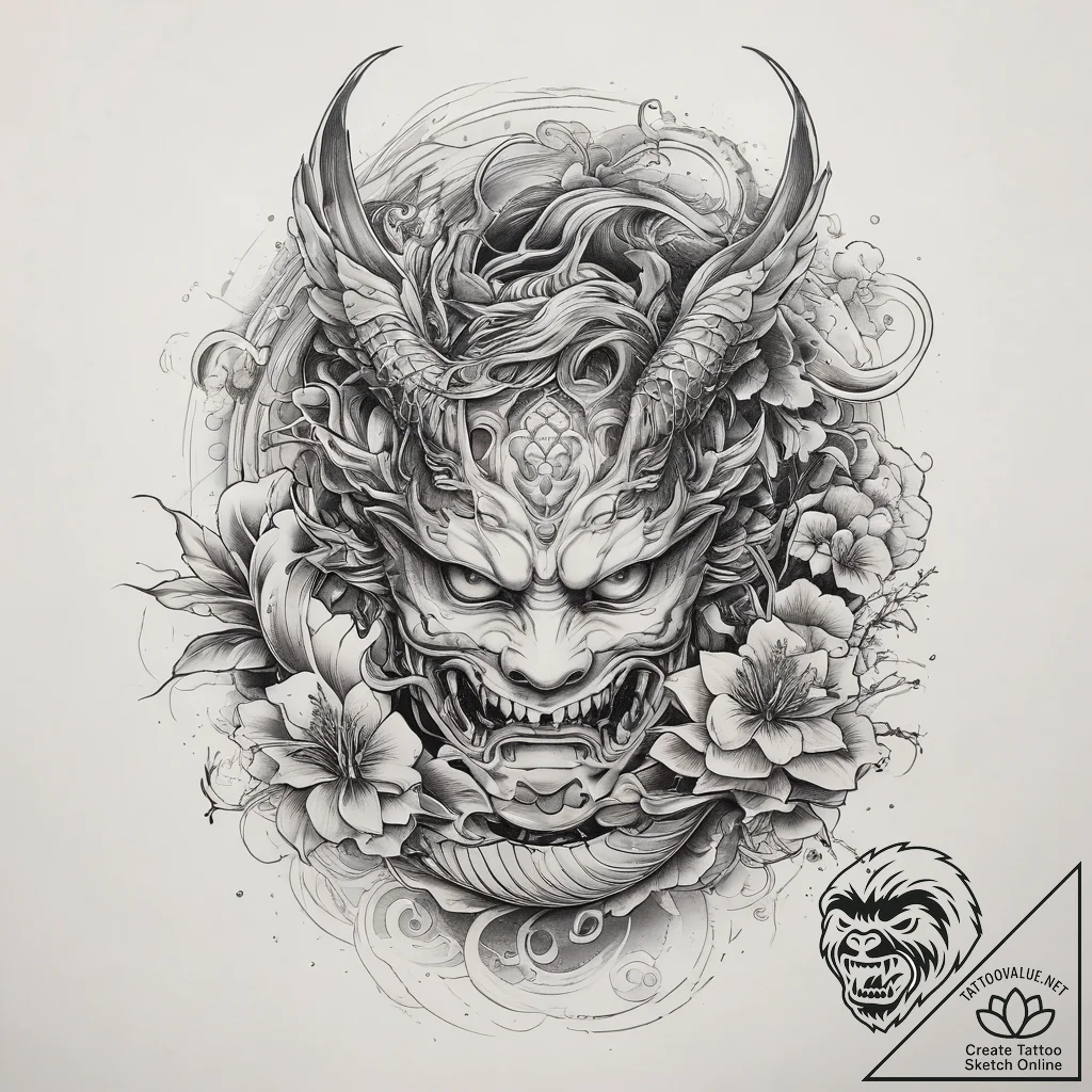 Fallen angel, artistic tattoo sketch, detaile... - tattoo sketch (№1753756399_0, 29.07.2025 02:33) — tattoovalue.net
