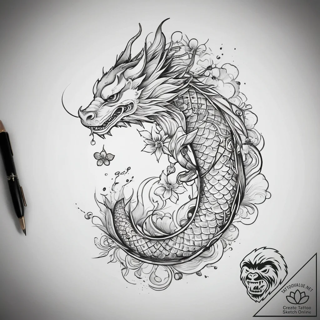 флора и фауна (концептуальные), tattoo line a... - tattoo sketch (№1753760307_0, 29.07.2025 03:38) — tattoovalue.net