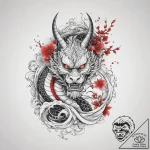 Tattoo sketch an abstract representation of a… – tattoo sketch (№1753765784_0, 29.07.2025 05:09) — tattoovalue.net
