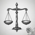 Tattoo sketch “i balance” text for libra, wit… – tattoo sketch (№1753766566_0, 29.07.2025 05:22) — tattoovalue.net