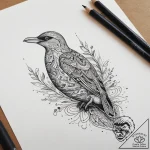 Penguin, tattoo line art, ornamental tattoo,… – tattoo sketch (№1753767736_0, 29.07.2025 05:42) — tattoovalue.net