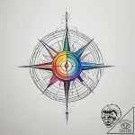 Tattoo design an abstract flow of positive en… – tattoo sketch (№1753768519_0, 29.07.2025 05:55) — tattoovalue.net