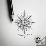Tattoo design a philosophical quote about str… – tattoo sketch (№1753772048_0, 29.07.2025 06:54) — tattoovalue.net