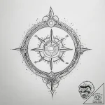Tattoo sketch a zodiac constellation intertwi… – tattoo sketch (№1753773998_0, 29.07.2025 07:26) — tattoovalue.net