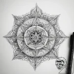 Tattoo design a timeline of important family… – tattoo sketch (№1753775752_0, 29.07.2025 07:55) — tattoovalue.net