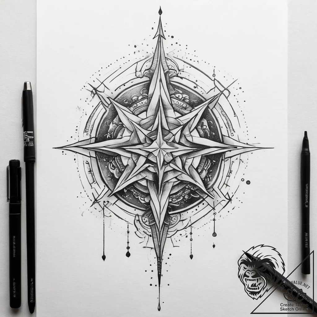 Tattoo sketch a glowing "level complete" bann... - tattoo sketch (№1753777701_0, 29.07.2025 08:28) — tattoovalue.net