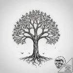 The white tree of gondor, tattoo drawing outl… – tattoo sketch (№1753780838_0, 29.07.2025 09:20) — tattoovalue.net