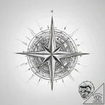 Tattoo design a celestial map with a single,… – tattoo sketch (№1753803469_0, 29.07.2025 15:37) — tattoovalue.net