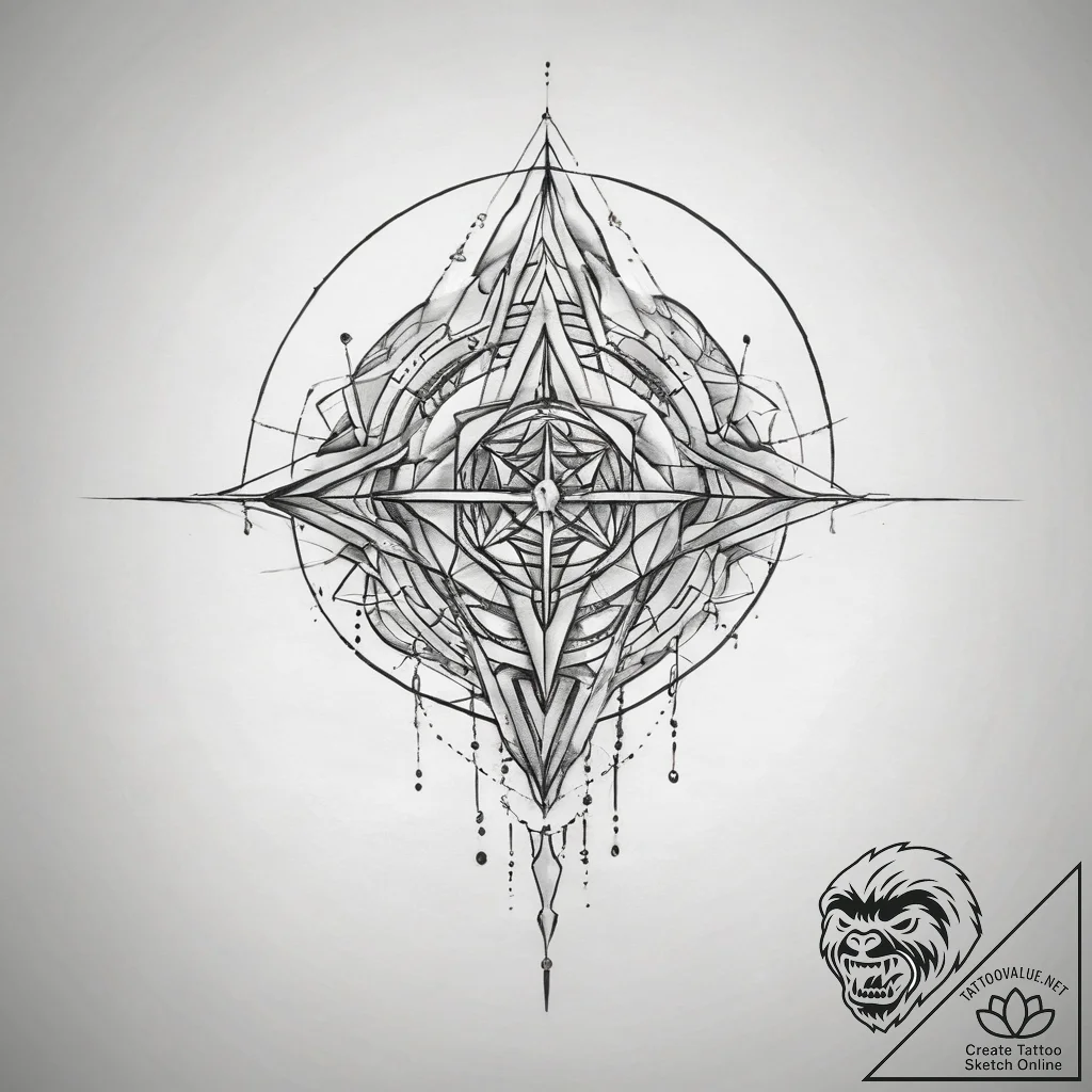 Bifrost bridge - tattoo sketch (№1753804270_0, 29.07.2025 15:51) — tattoovalue.net