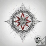 Tattoo design: geometric tattoo of dazhbog’s… – tattoo sketch (№1753804466_0, 29.07.2025 15:54) — tattoovalue.net