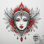 The vibrant colors of an indian spice market…. – tattoo sketch (№1753807498_0, 29.07.2025 16:44) — tattoovalue.net