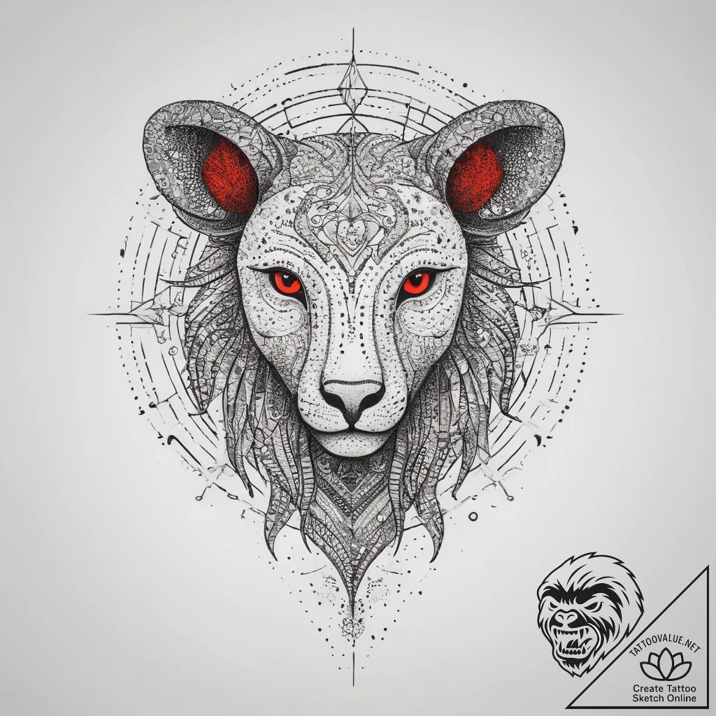 Tattoo design an abstract representation of t... - tattoo sketch (№1753809513_0, 29.07.2025 17:18) — tattoovalue.net