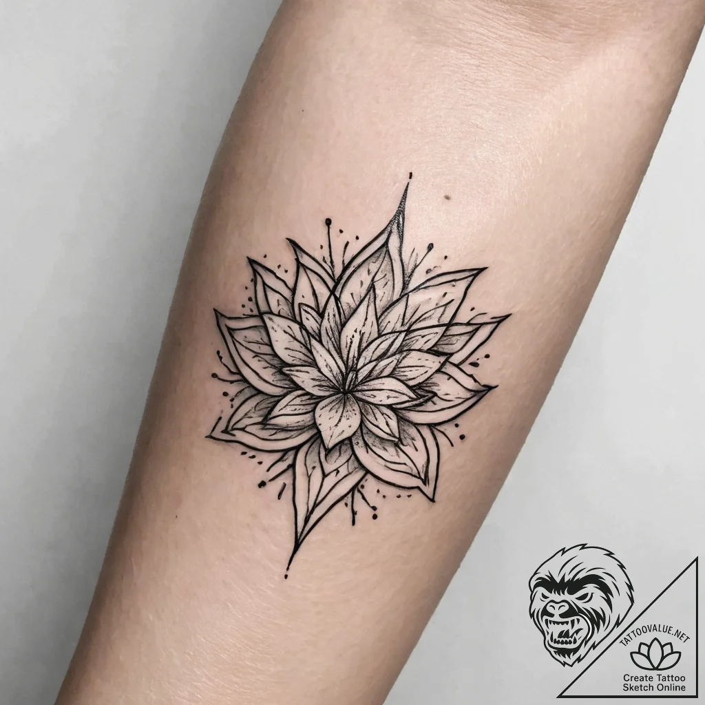 4. р—р°сѓрµсџрѕрѕрѕрµ рџрѕр»рµ / р рѕрјр± (рџ... - tattoo sketch (№1753813280_0, 29.07.2025 18:21) — tattoovalue.net