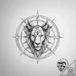 Tattoo design a zodiac symbol appearing on a… – tattoo sketch (№1753813877_0, 29.07.2025 18:31) — tattoovalue.net