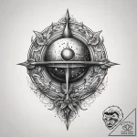 Tattoo sketch a magical staff with an element… – tattoo sketch (№1753814665_0, 29.07.2025 18:44) — tattoovalue.net
