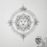 Tattoo design a zodiac symbol subtly woven in… – tattoo sketch (№1753816052_0, 29.07.2025 19:07) — tattoovalue.net