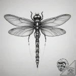 Mechanical dragonfly, tattoo flash sheet desi… – tattoo sketch (№1753819764_0, 29.07.2025 20:09) — tattoovalue.net