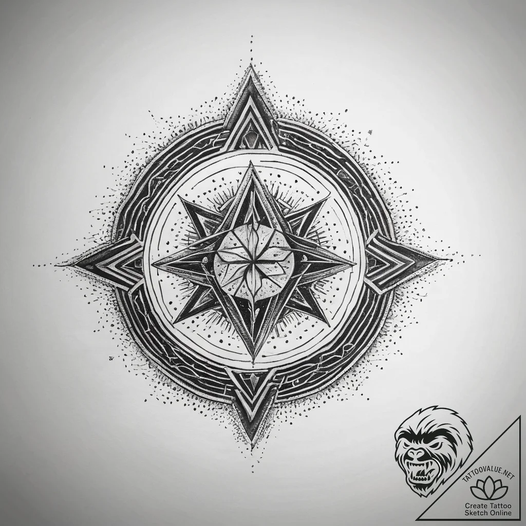 131. tattoo sketch: the rune "klad," depicted... - tattoo sketch (№1753820151_0, 29.07.2025 20:15) — tattoovalue.net