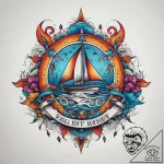 A street art mural covering the entire side o… – tattoo sketch (№1753821129_0, 29.07.2025 20:32) — tattoovalue.net