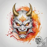 Tattoo sketch: watercolor splashes of bright… – tattoo sketch (№1753821326_0, 29.07.2025 20:35) — tattoovalue.net